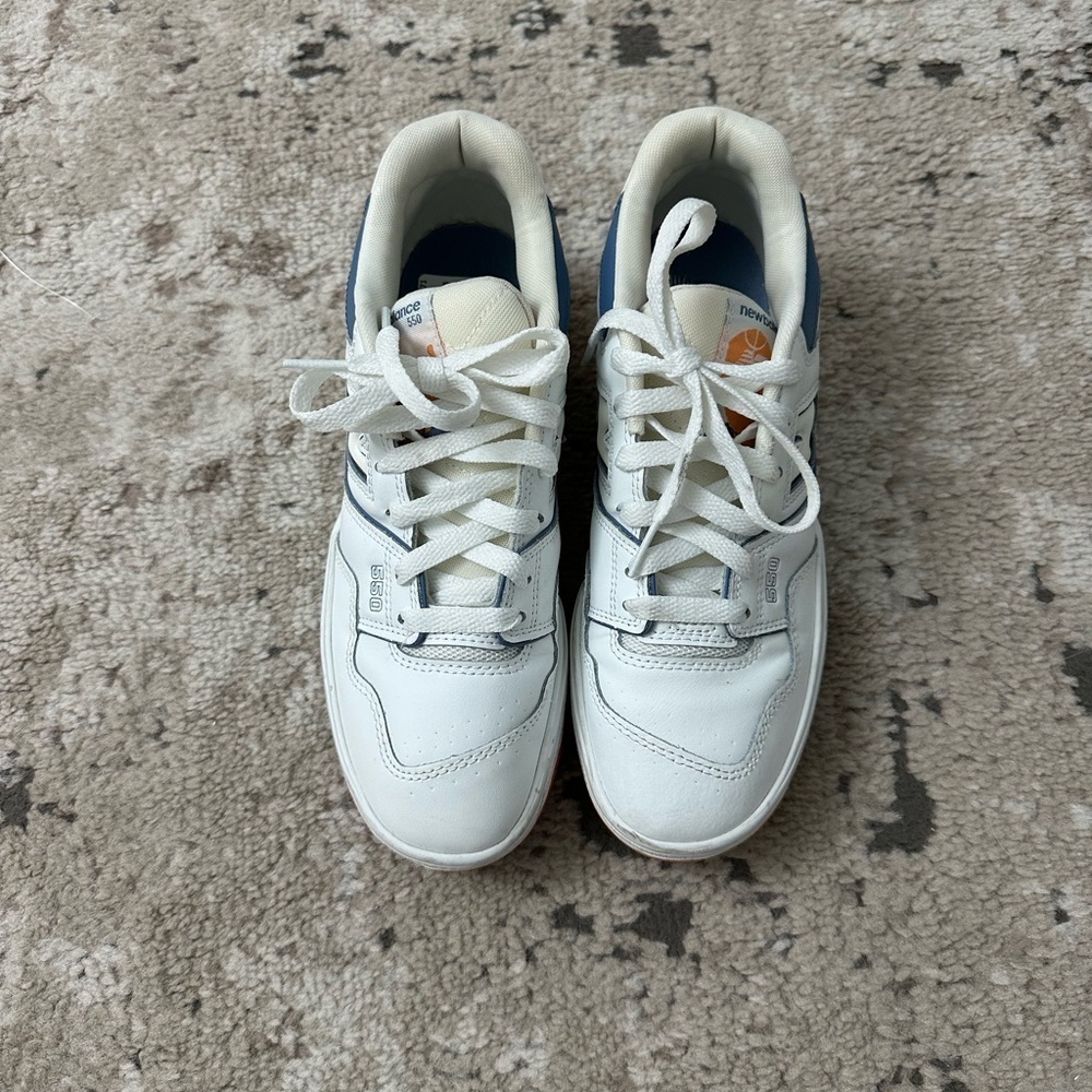 New Balance 550 Sneakers Size 8 - White Mercury Blue - Picture 3 of 8